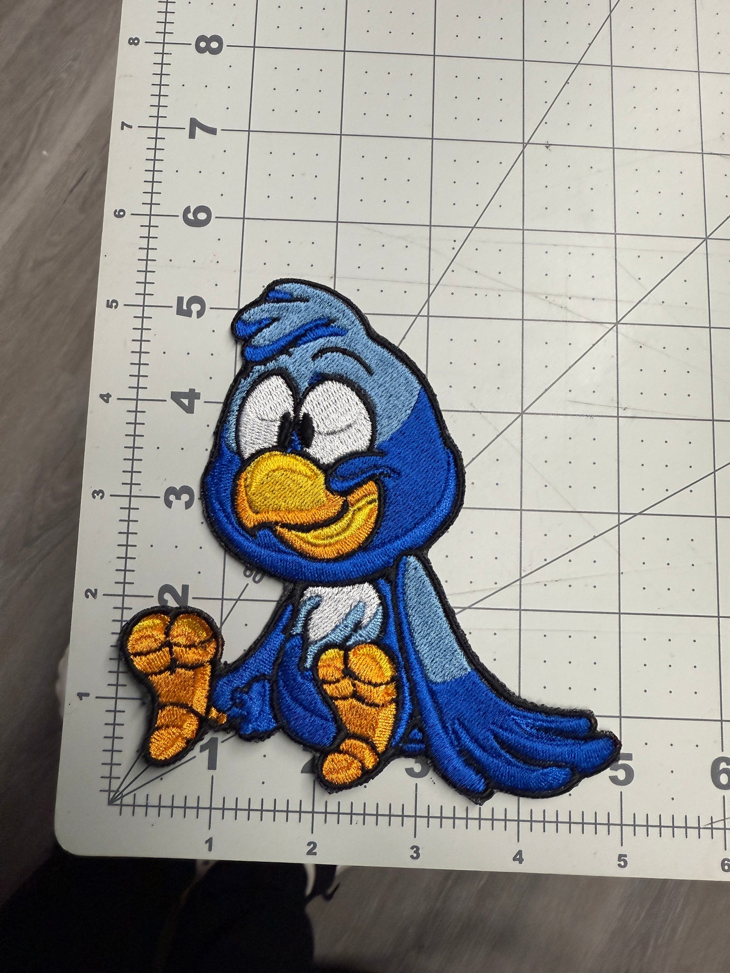 Adorable Bluebird Embroidered Patch