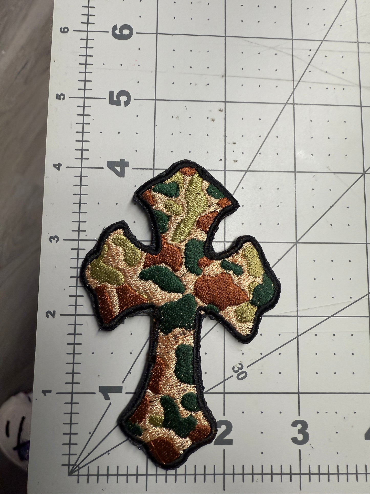 Camo Cross Patch