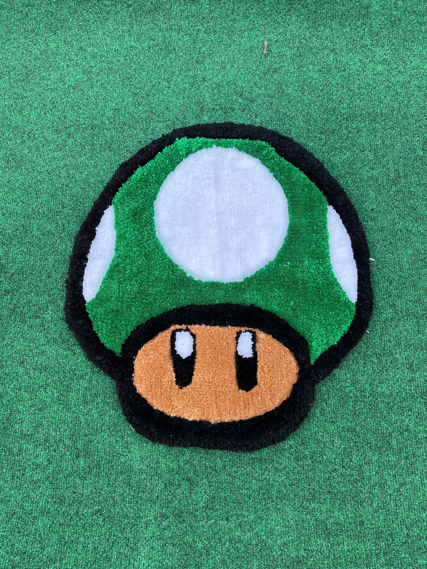 Green Mushroom Rug