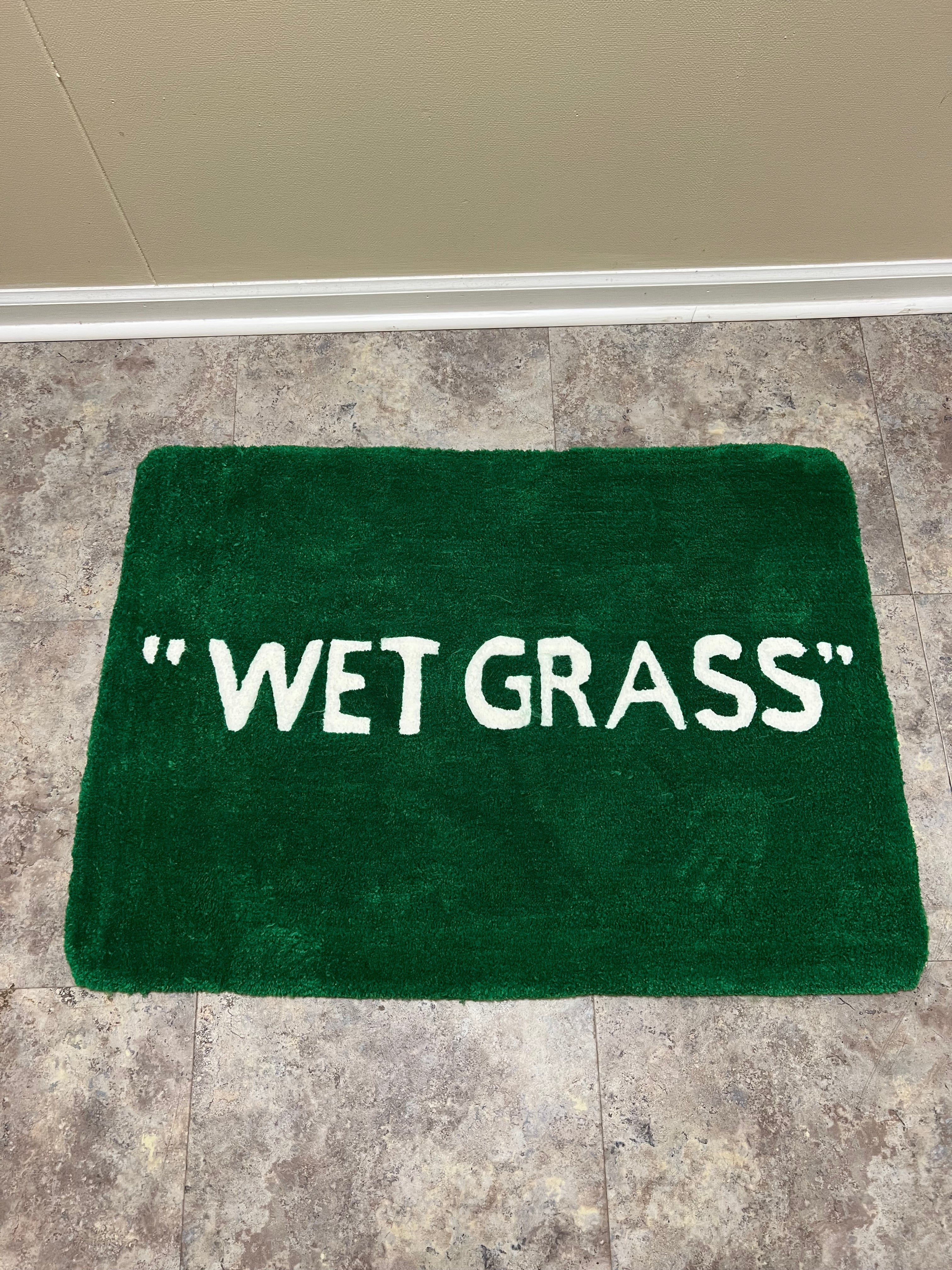 Wet Grass Rug – WALLACE WEAR LLC